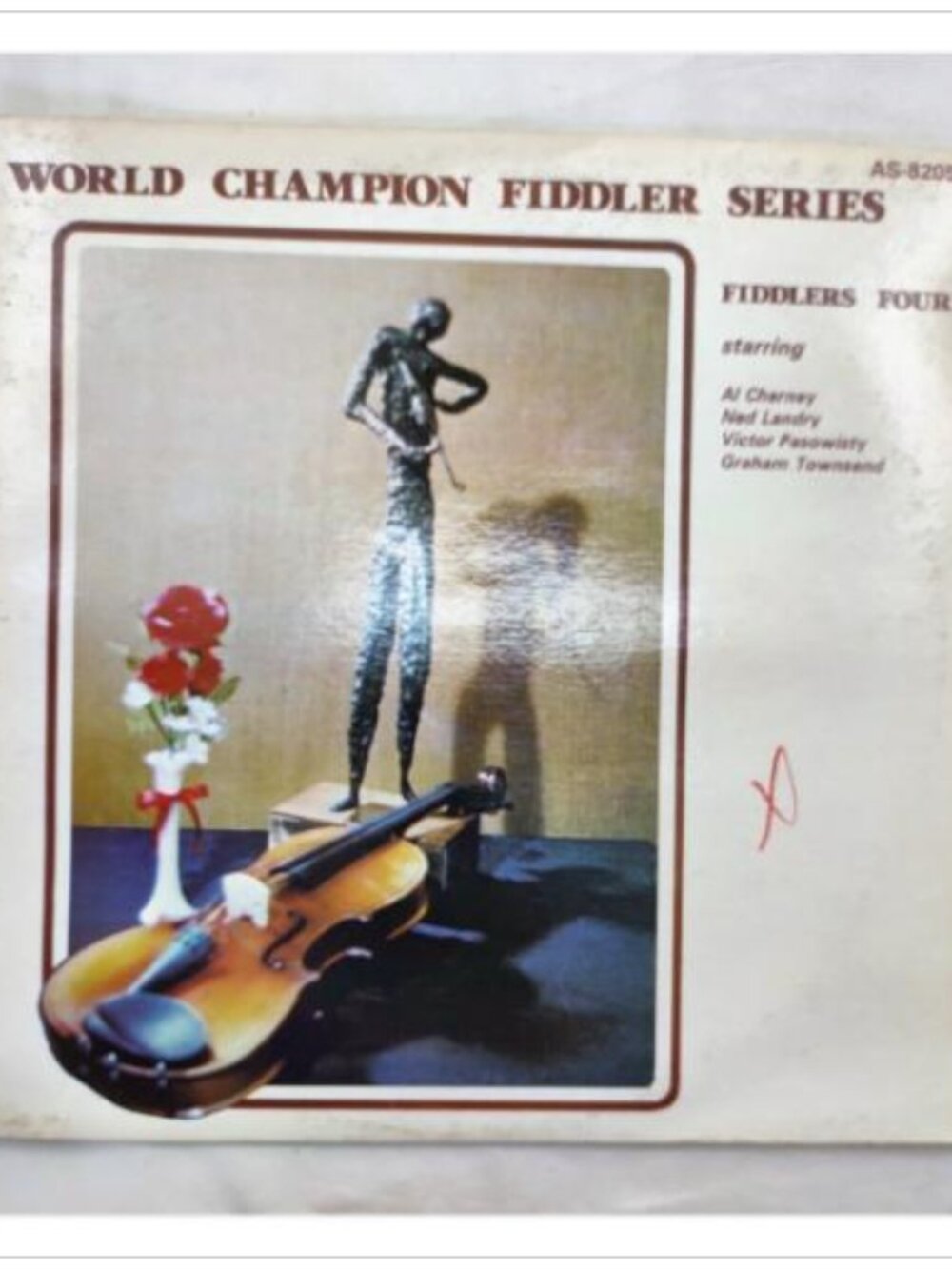 Fiddlers Four World Champion Fiddler Series Vintage Vinyl LP Graham Townsend